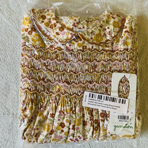 Isabel Garreton Fall Floral Smocked Dress